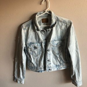 American Eagle cropped jean jacket NWT
